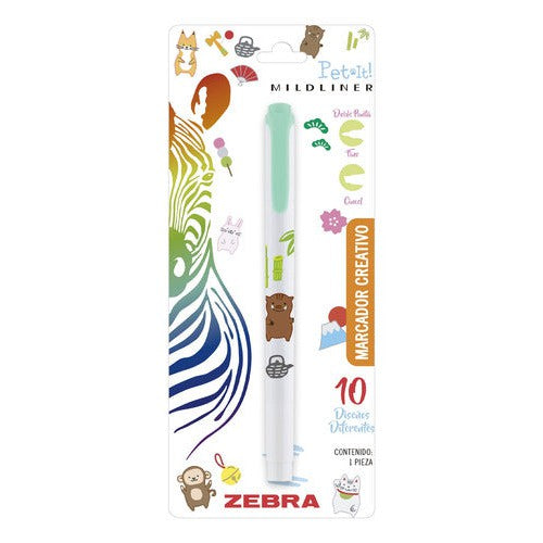 Marcador Arte Mildliner Pet It Tinta Permanente Doble Punta