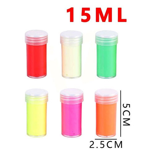 Tempera 6 Colores Fluorescente 15 Ml
