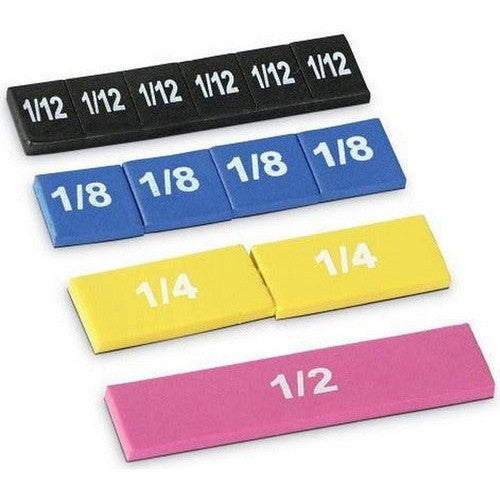 Fracciones 51 Piezas Soft Foam Magneticas