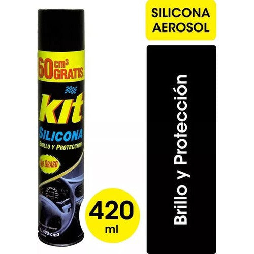 Silicona Automóvil Kit Aerosol 420 Cc