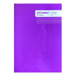 Cuaderno College Cuadriculado 5 Mm 80 Hjs