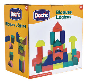 Bloques Lógicos Color Madera 50 Un