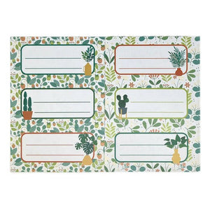 Etiqueta Para Nombre Diseño Juvenil 35x70 Mm