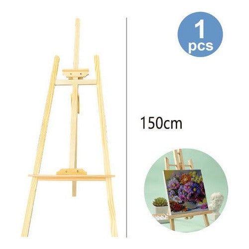 Soporte De Madera De Pie 150 Cm Para Pintar