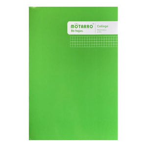 Cuaderno College Cuadriculado 5 Mm 80 Hjs
