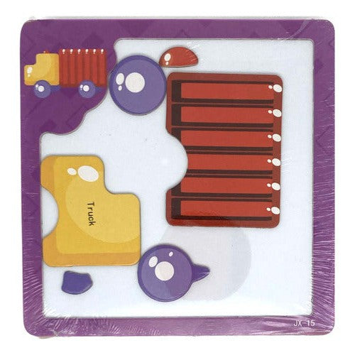 Puzzle Magnético Piezas De Madera Para Niños