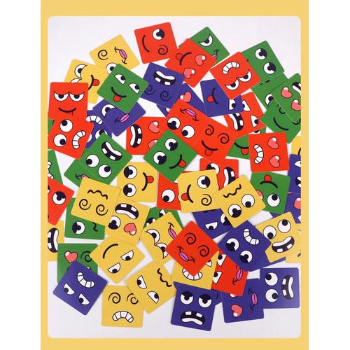 Set Mini Cubos Bloques De Emociones