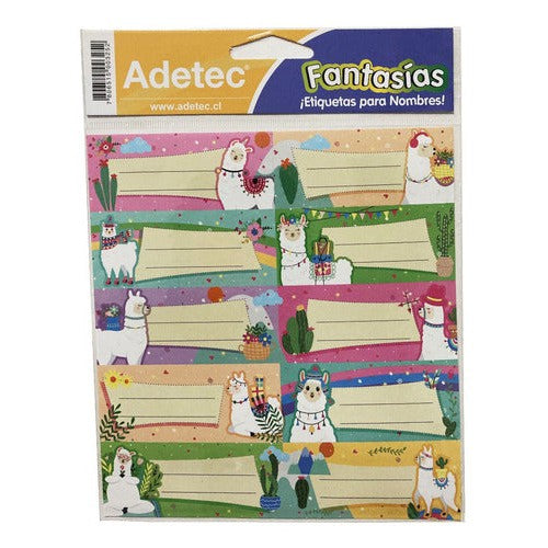 Etiqueta Para Nombre Diseño Fantasia