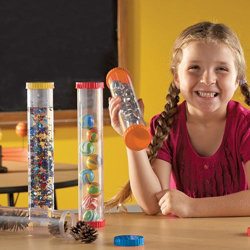 Set 4 Tubos Didacticos Sensoriales