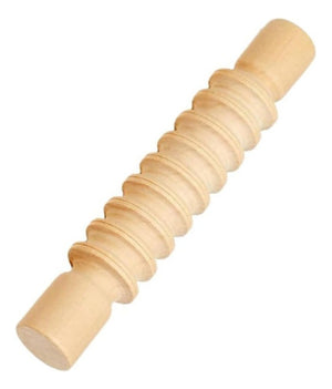 Rodillo Uslero De Madera Con Textura