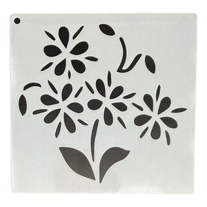 Plantilla Flexible Stencil Diseño Primavera