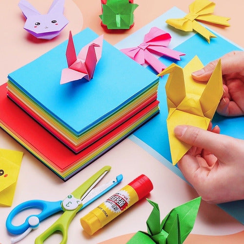 Papel A4 De Colores 50 Hojas 10 Col