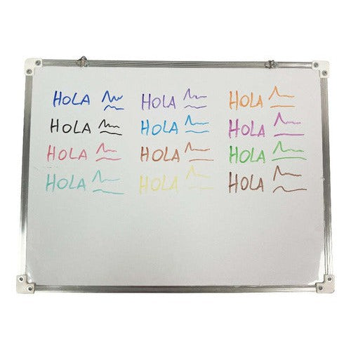 Set 12 Plumones De Pizarra Punta Fina