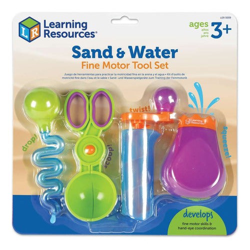 Set Herramientas Motricidad Fina Arena Y Agua