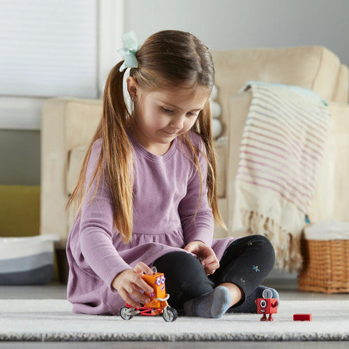 Figuras Numberblocks 1 Y 2 Aventura En Bicicleta