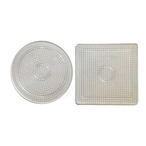 Pack Bases Cuadrada 8x8 Cm Y Circular 8 Cm, Hama 2.6 Mm