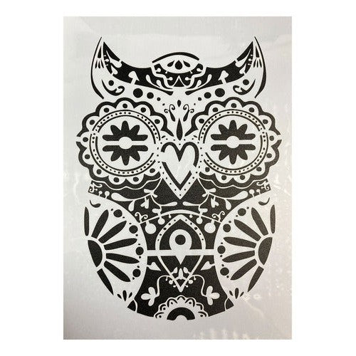 Plantilla Stencil 21x29 Cm Diseño Animales 2