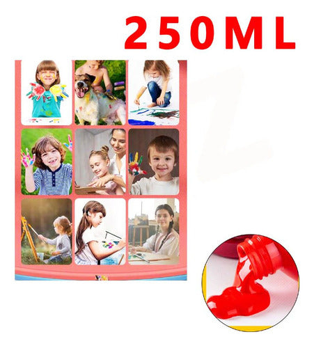 Tempera Acuarela Pote 250 Ml Escolar