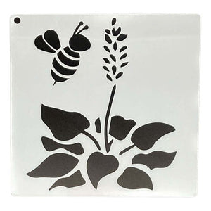 Plantilla Flexible Stencil Diseño Primavera