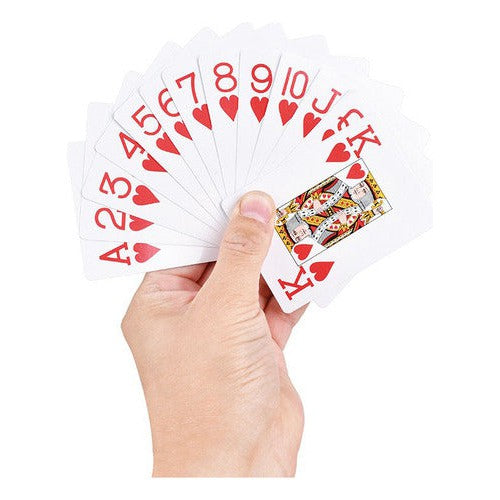 Juego De Mesa Cartas Naipe Inglés Numeros Grandes