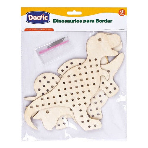 Dinosaurio Bordar Madera Motricidad Fina
