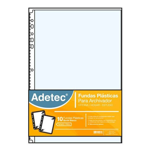 Fundas Plasticas Tamaño Oficio 10 Un