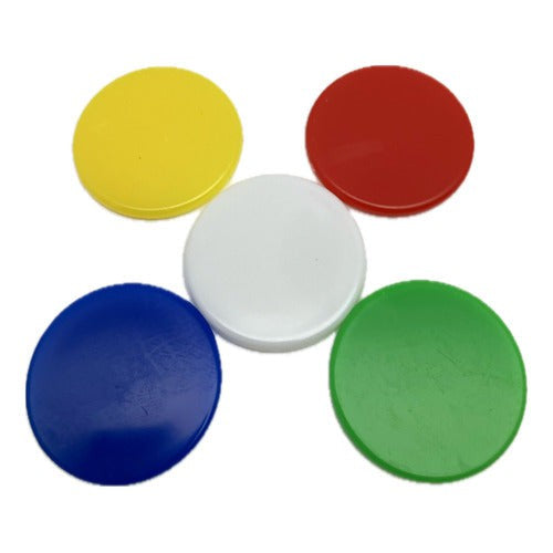 Set 300 Fichas Plásticas Para Contar 25 Mm