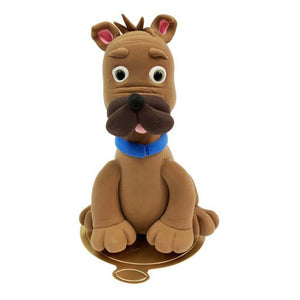 Perrito Cafe De Goma Eva 3d Figura Decorativa