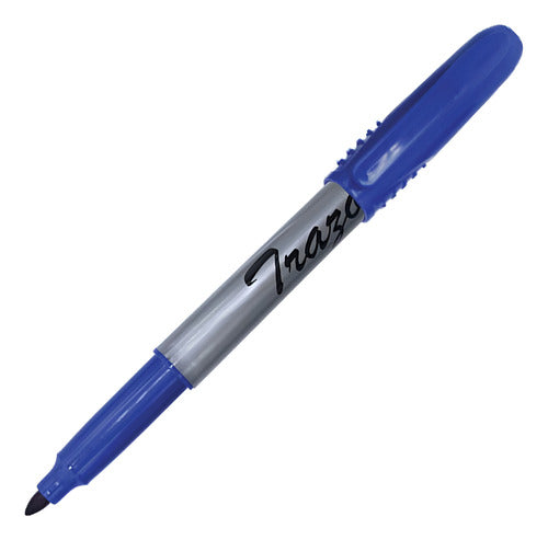 Marcador Permanente Punta Fina Trazo Zebra