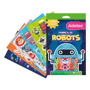 Block De Stickers Fábrica De Robots