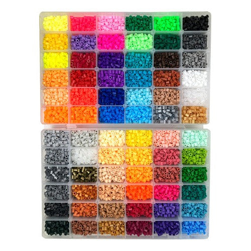 Pack Mostacillas Planchables Hama 5mm, 72 Colores