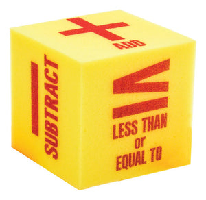 Dado Esponja Grande Matemáticas