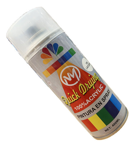 Spray Transparente Brillante Laca 400 Ml Manualidades