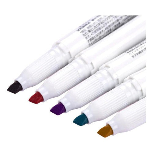 Set 5 Marcadores Color Calidos Doble Punta Mildiliner Zebra