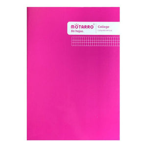 Cuaderno College Caligrafia Vertical 80 Hjs