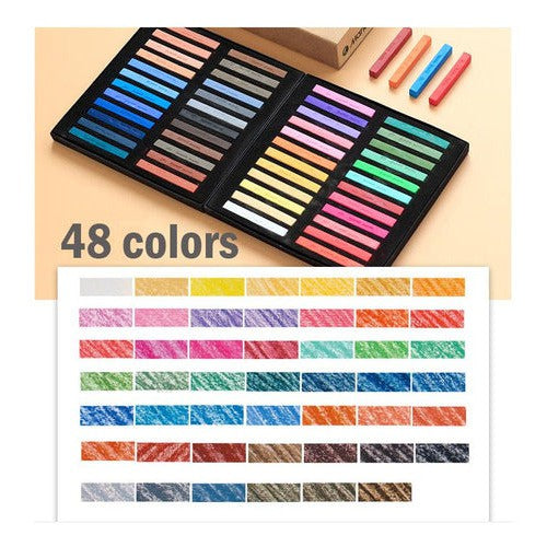Barras Pastel Seco 48 Colores