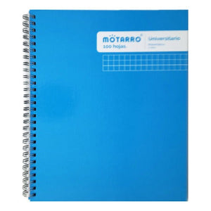 Cuaderno Universitario 7 Mm Tapa Extra Dura Liso 100 Hj