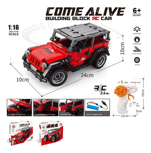 Auto De Bloques A Control Remoto Escala 1:16