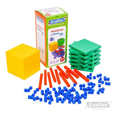 Bloques Base 10 Matemática 121 Piezas