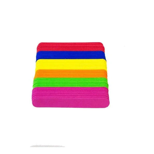 Palos De Helado Jumbo Goma Eva Colores 50un