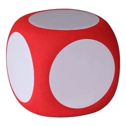 Dado De Goma Eva 6 Caras Escribibles Y Borrables