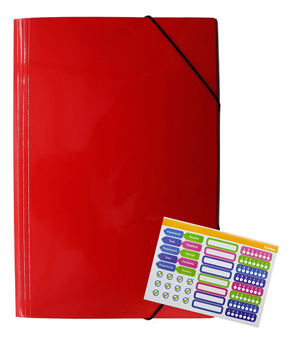 Carpeta Con Elástico Oficio Adetec