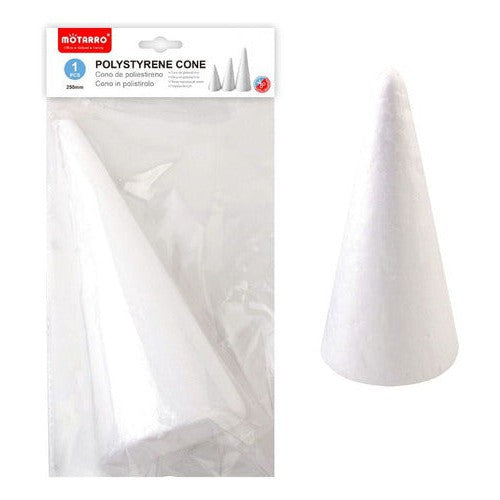 Cono De Plumavit 25 Cm Para Manualidades