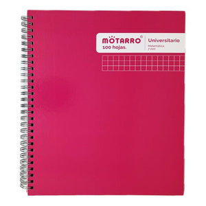 Cuaderno Universitario 7 Mm Tapa Extra Dura Liso 100 Hj