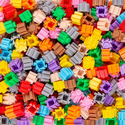 Contenedor 3.000 Piezas, 12 Colores Pix Brix