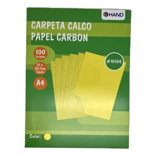 Papel Calco Color 100 Hojas
