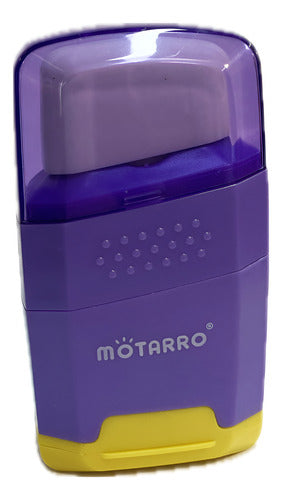 Sacapuntas Doble Con Depósito Y Goma