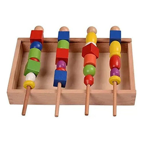 Cuentas Para Hilar Con Patrones Motricidad Fina