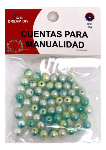 Mostacillas Cuentas Plásticas Redondas 8 Mm