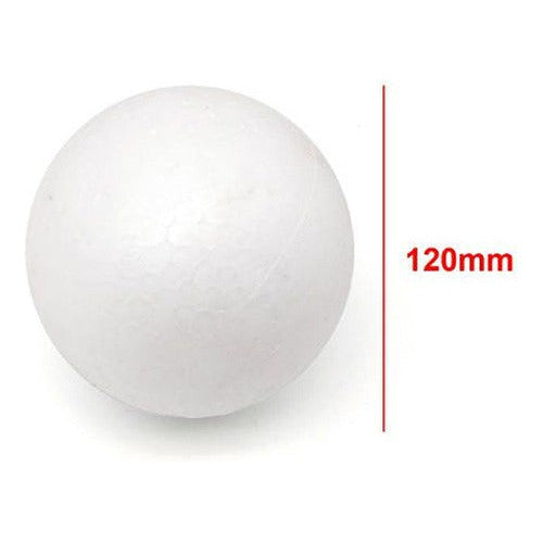 Pelota De Plumavit 12 Cm Para Manualidades